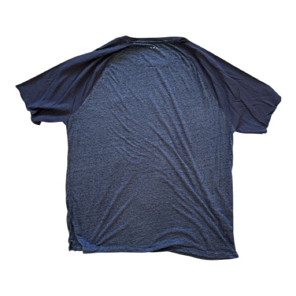 John Varvatos Navy Blue Raglan 'Let Freedom Ring' Graphic Tee - Picture 2 of 3